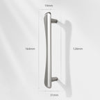 Modern Flared T-Bar Wardrobe Handles and Knobs