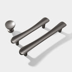 Modern Flared T-Bar Wardrobe Handles and Knobs