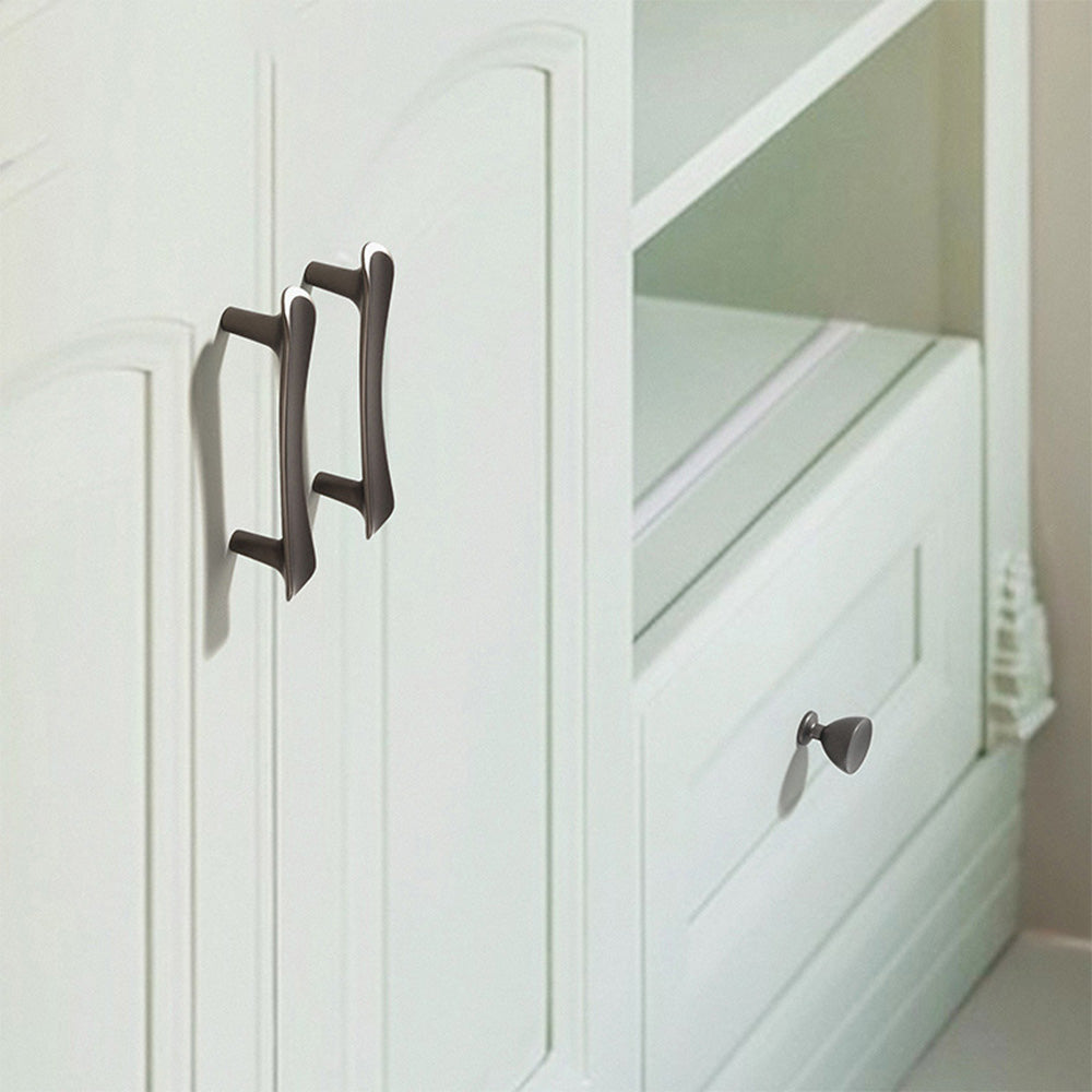 Modern Flared T-Bar Wardrobe Handles and Knobs
