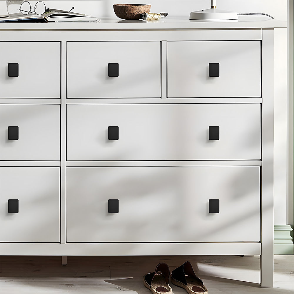 Modern Flat Matt Black Cupboard and Drawer Handles