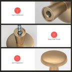 Modern Flat Round Kitchen Cupboard Knobs