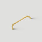 Modern Fluted Arched Solid Brass Cupboard Handles