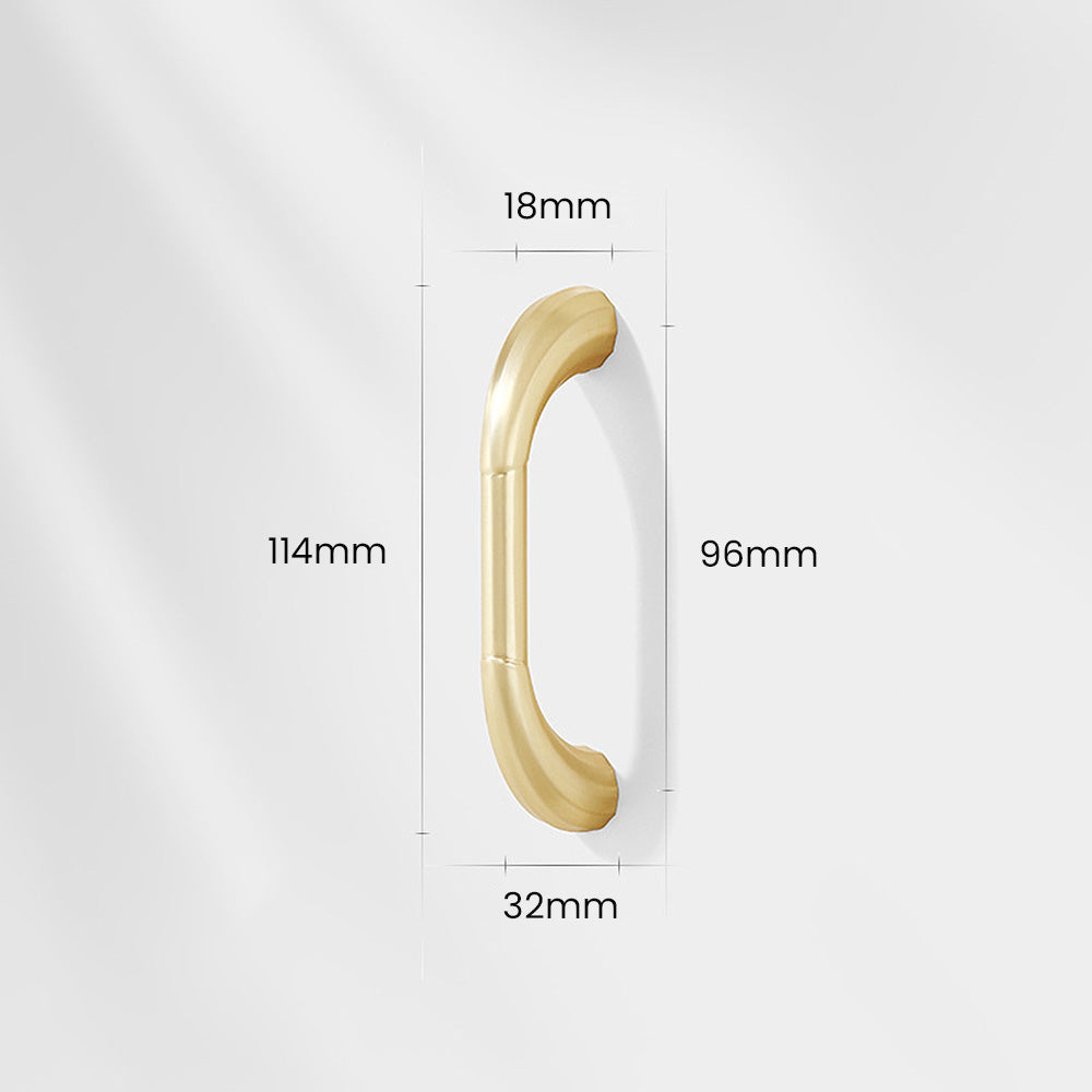 Modern Fluted D Cupboard Handles and Knobs