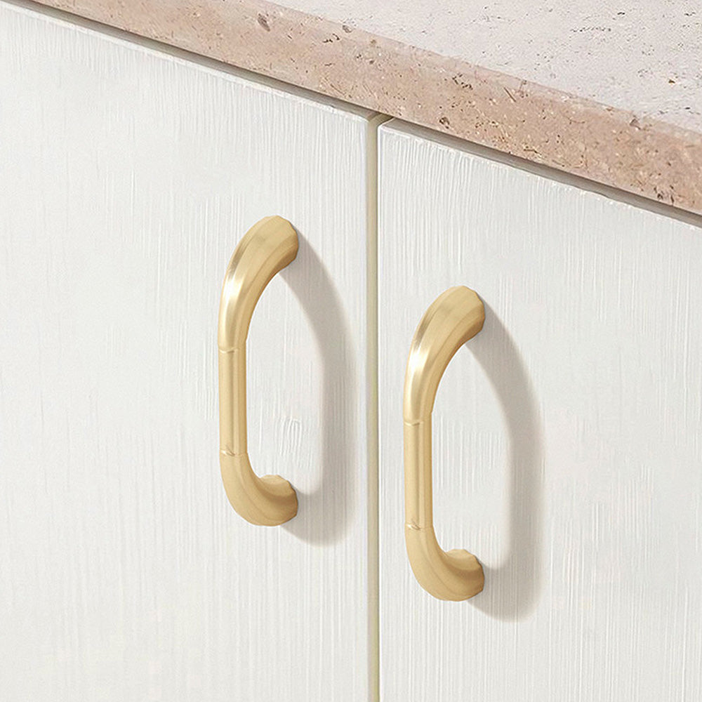 Modern Fluted D Cupboard Handles and Knobs