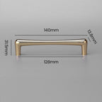 Modern Gold D Wardrobe Handles & Teardrop Knobs