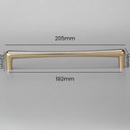 Modern Gold D Wardrobe Handles & Teardrop Knobs