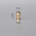 Modern Gold D Wardrobe Handles & Teardrop Knobs