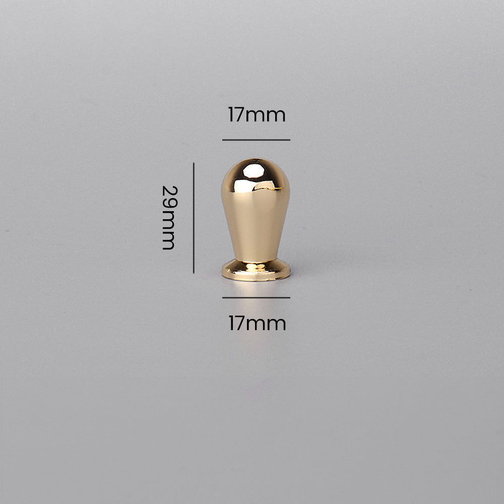 Modern Gold D Wardrobe Handles & Teardrop Knobs