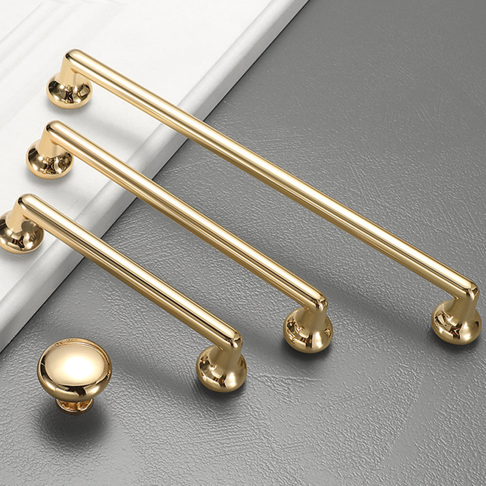 Modern Gold Kitchen Cupboard D Handles & Knobs