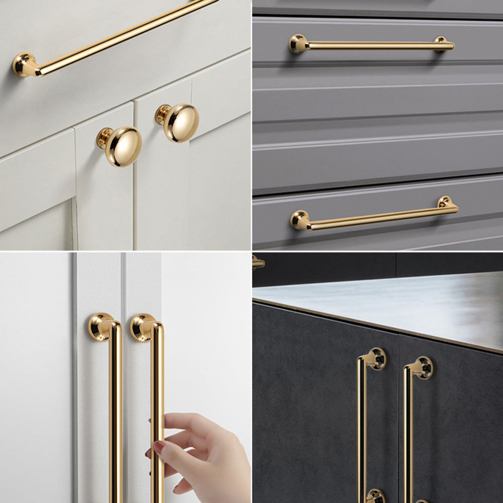 Modern Gold Kitchen Cupboard D Handles & Knobs