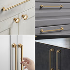 Modern Gold Kitchen Cupboard D Handles & Knobs