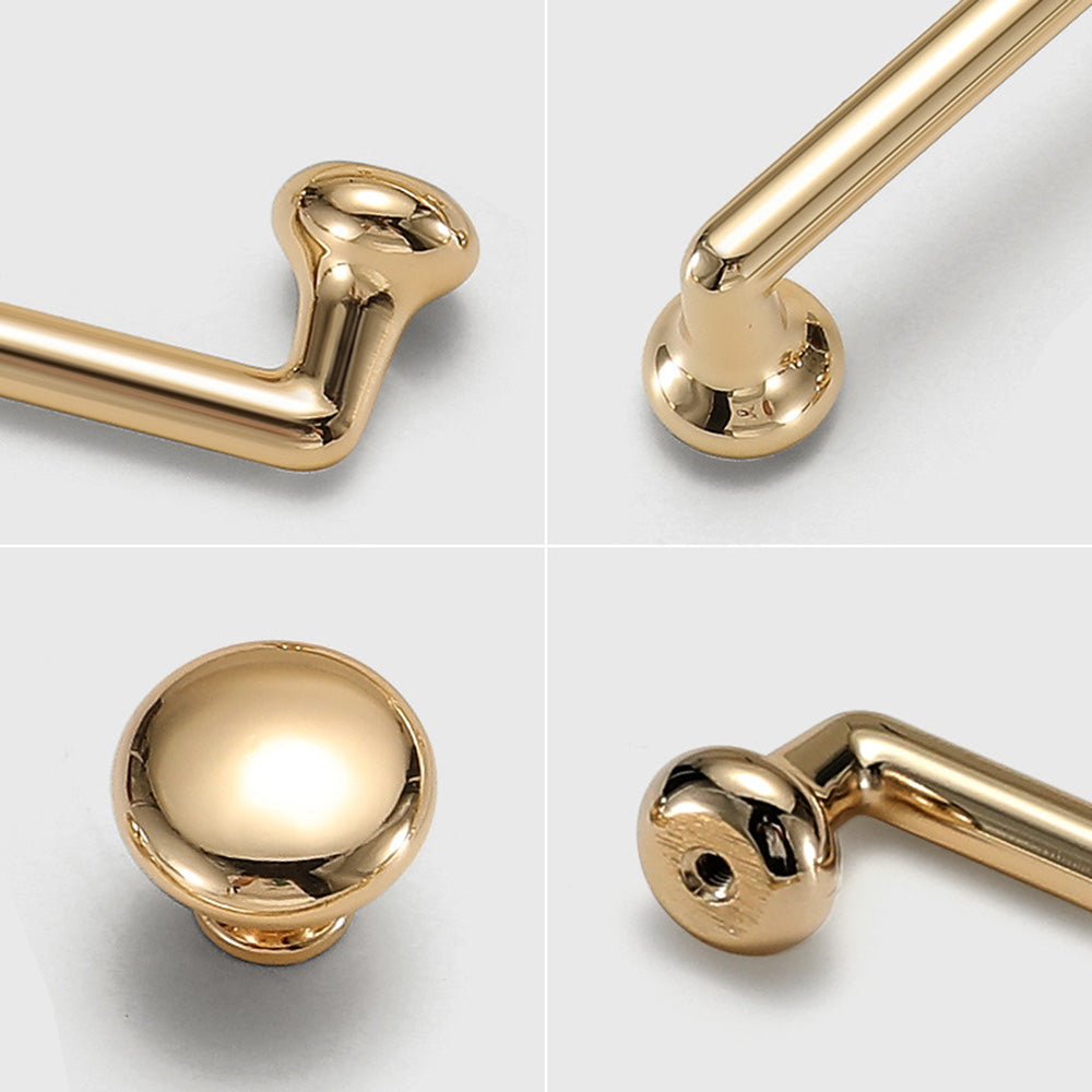 Modern Gold Kitchen Cupboard D Handles & Knobs