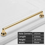 Modern Gold Kitchen Cupboard D Handles & Knobs
