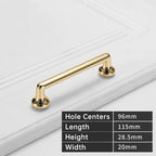 Modern Gold Kitchen Cupboard D Handles & Knobs