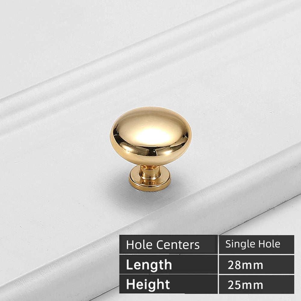 Modern Gold Kitchen Cupboard D Handles & Knobs