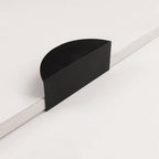 Modern Half Moon Aluminium Edge Pull Handles