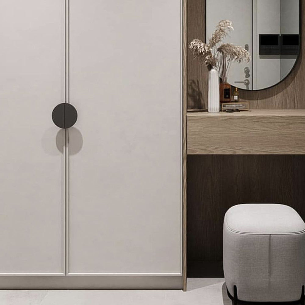 Modern Half Moon Aluminium Edge Pull Handles