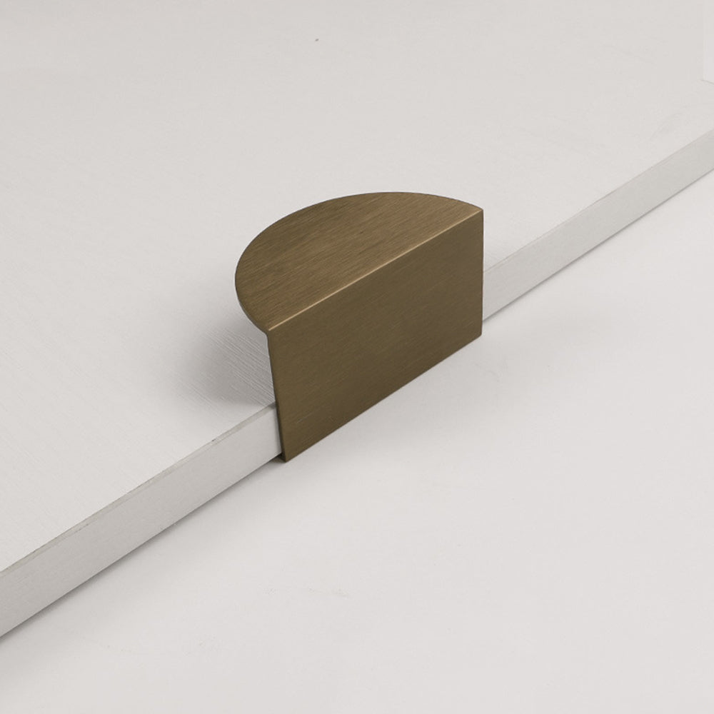 Modern Half Moon Aluminium Edge Pull Handles