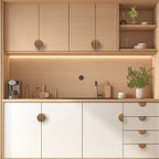 Modern Half Moon Aluminium Edge Pull Handles