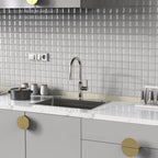 Modern Half Moon Aluminium Edge Pull Handles