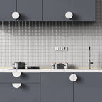 Modern Half Moon Aluminium Edge Pull Handles