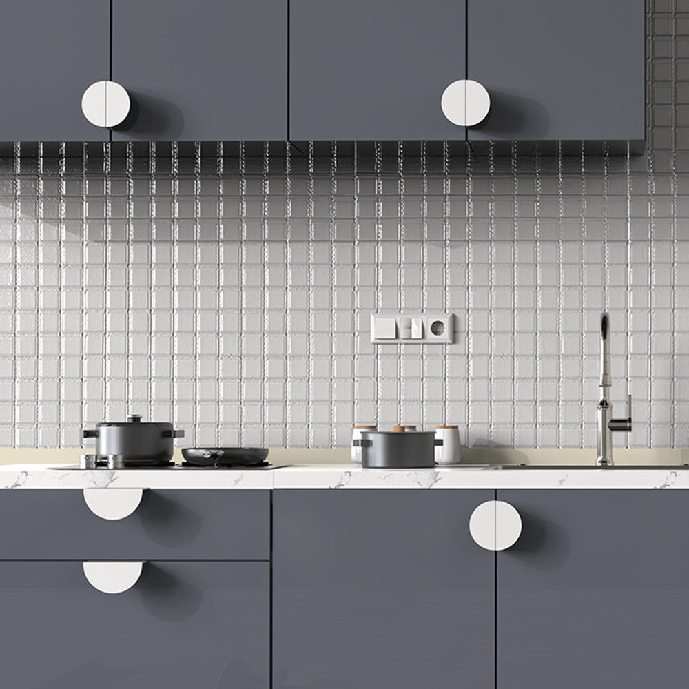 Modern Half Moon Aluminium Edge Pull Handles