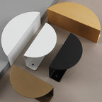 Modern Half Moon Aluminium Edge Pull Handles