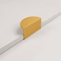 Modern Half Moon Aluminium Edge Pull Handles