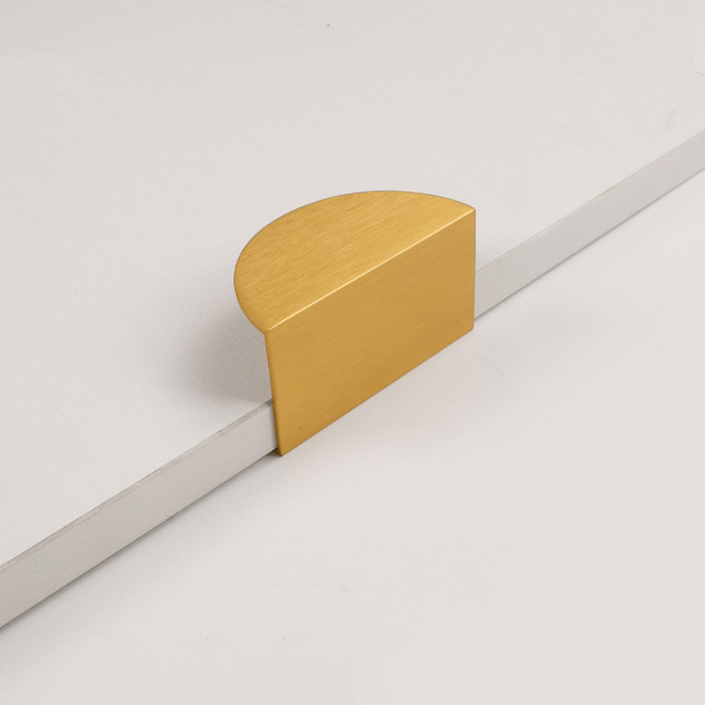 Modern Half Moon Aluminium Edge Pull Handles