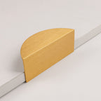 Modern Half Moon Aluminium Edge Pull Handles