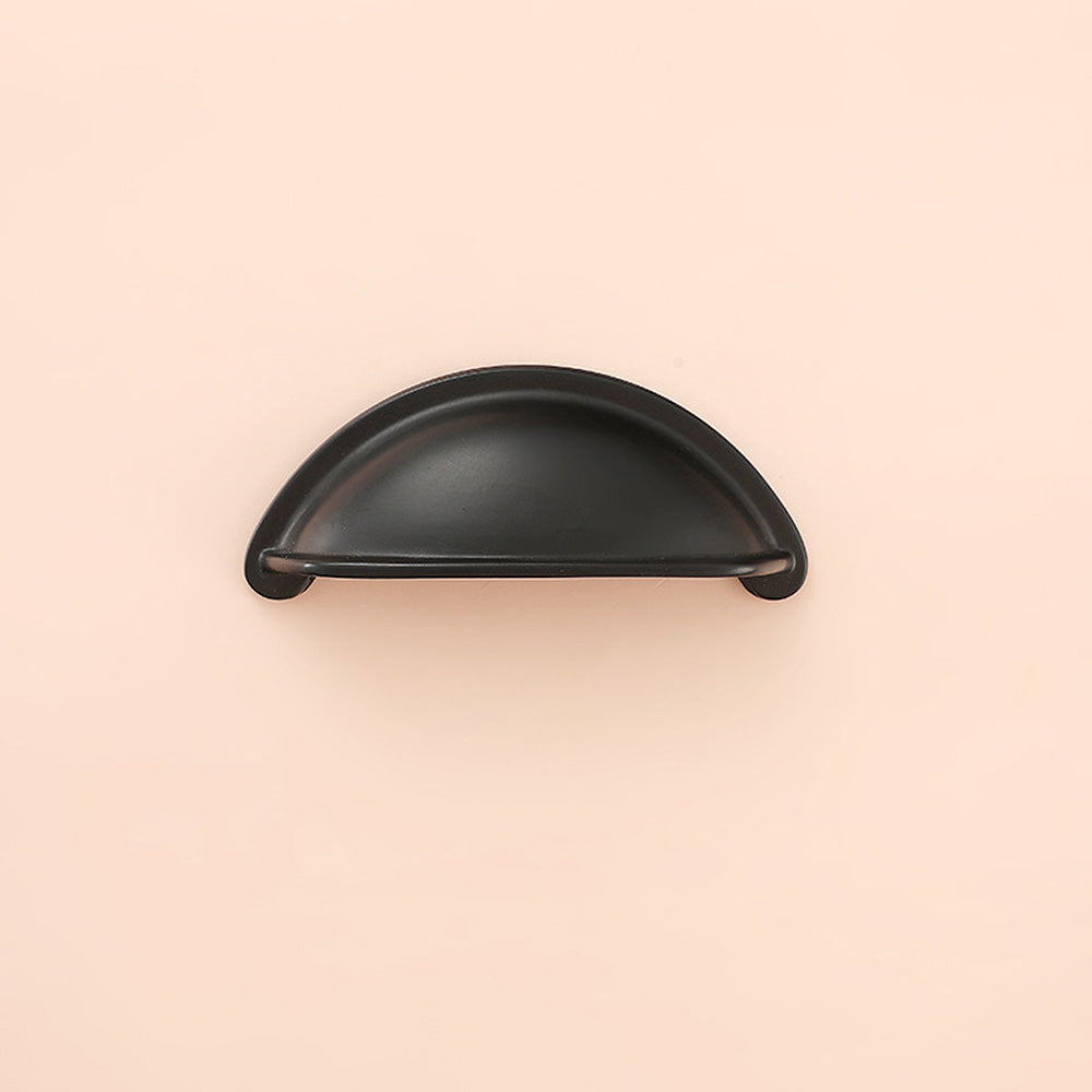 Modern Half-Moon Brass Cup Handles