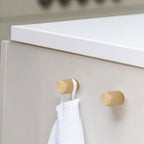 Modern Knurled Square D Cupboard Handles & Knobs
