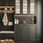 Modern Knurled Square D Cupboard Handles & Knobs