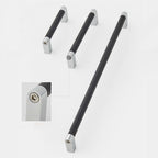 Modern Knurled Square D Cupboard Handles & Knobs