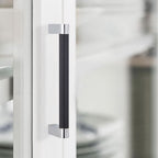 Modern Knurled Square D Cupboard Handles & Knobs