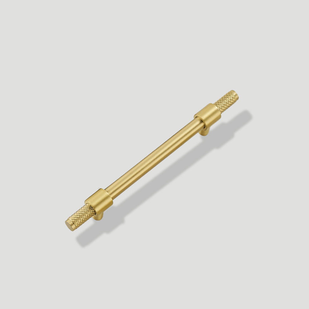 Modern Knurled T-Bar Cupboard Handles & Knobs