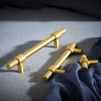 Modern Knurled T-Bar Cupboard Handles & Knobs