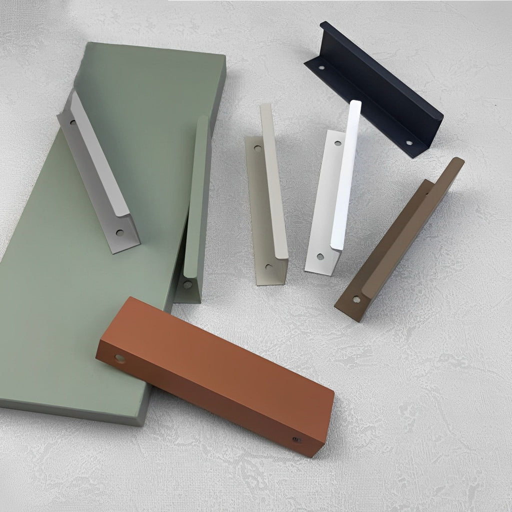 Modern L-Profile Aluminium Edge Pull Handles
