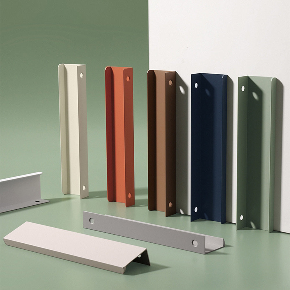 Modern L-Profile Aluminium Edge Pull Handles