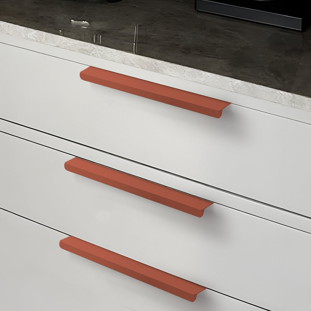 Modern L-Profile Aluminium Edge Pull Handles