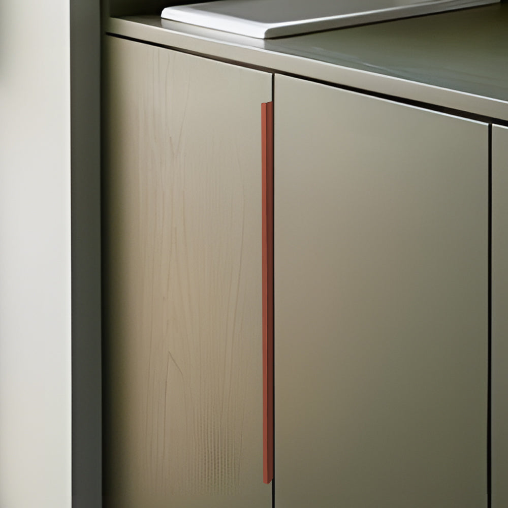 Modern L-Profile Aluminium Edge Pull Handles