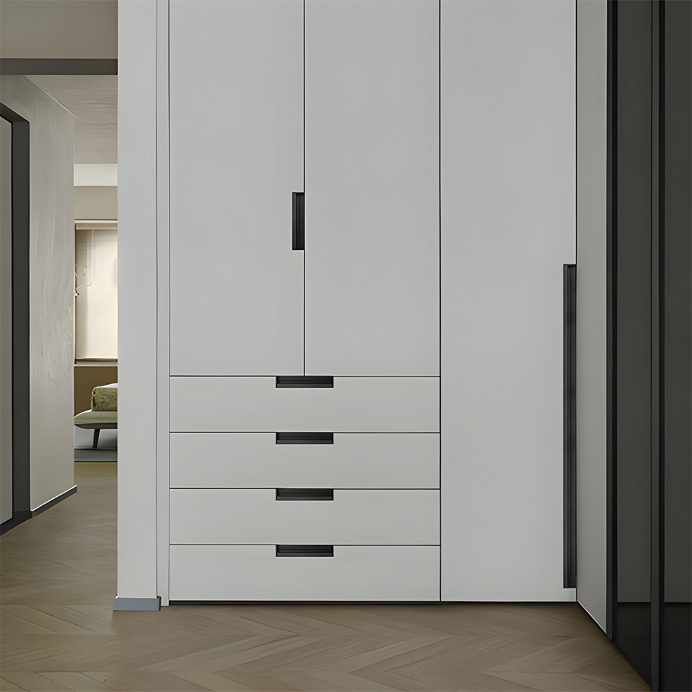 Modern L-Shaped Aluminium Edge Pull Handles