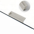 Modern L-Shaped Aluminium Edge Pull Handles