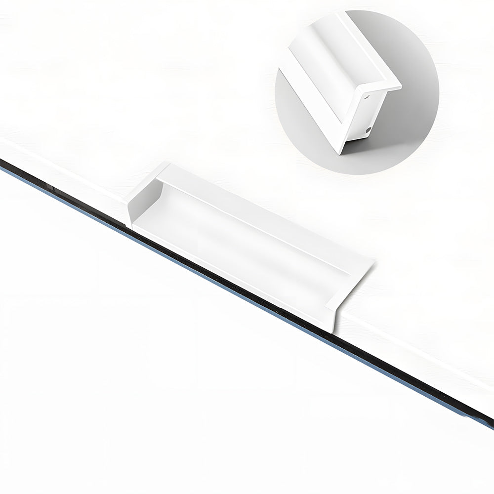 Modern L-Shaped Aluminium Edge Pull Handles