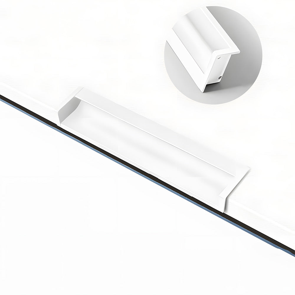 Modern L-Shaped Aluminium Edge Pull Handles