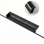 Modern L-Shaped Aluminium Edge Pull Handles