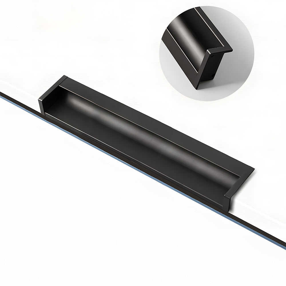 Modern L-Shaped Aluminium Edge Pull Handles