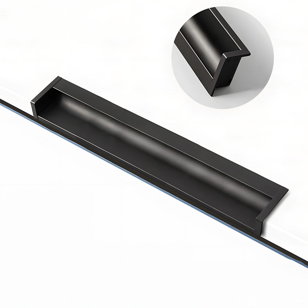 Modern L-Shaped Aluminium Edge Pull Handles
