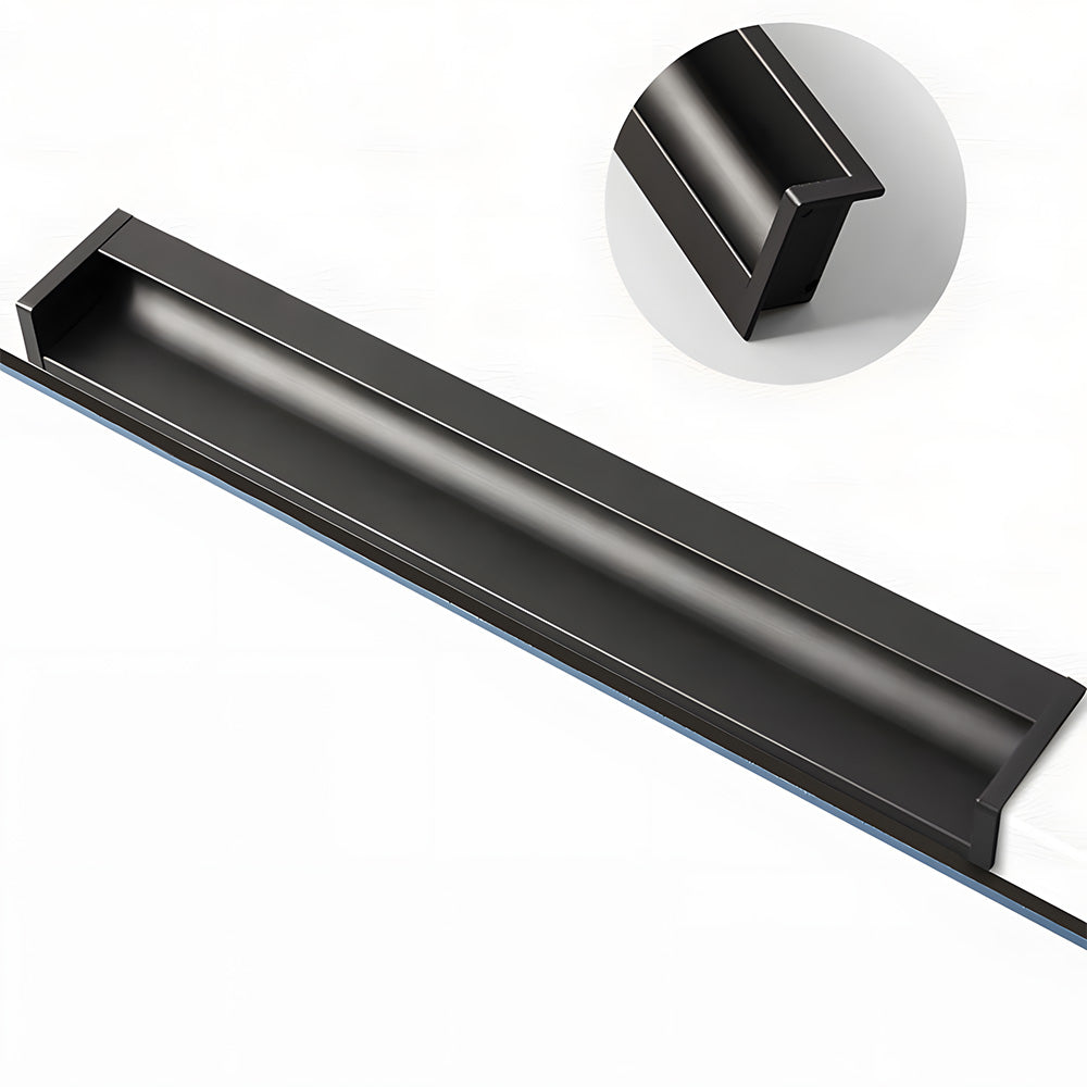 Modern L-Shaped Aluminium Edge Pull Handles