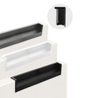 Modern L-Shaped Aluminium Edge Pull Handles